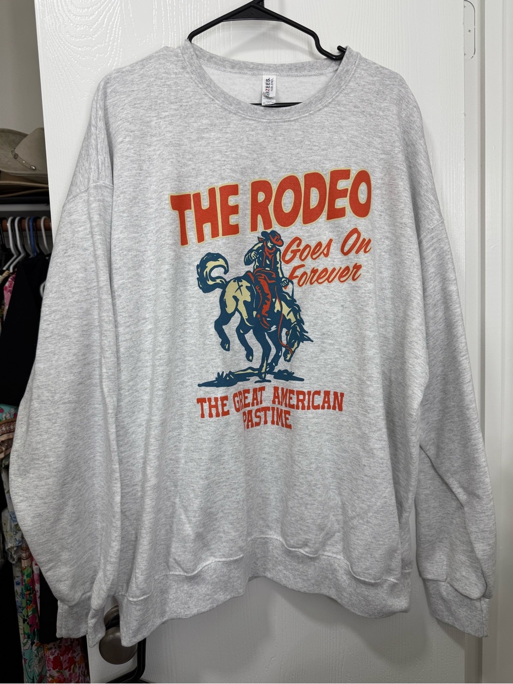 NWOT CHARLIE SOUTHERN The rodeo Western crew neck sweatshirt